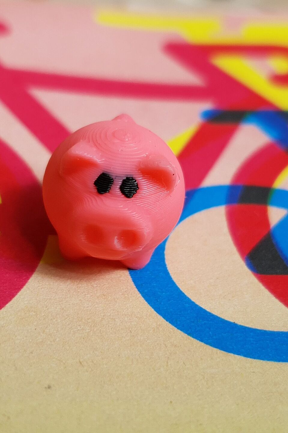 Schwein haben Ein kleines rosa Schweinchen auf eine STADTRADELN 2024 Werbebild